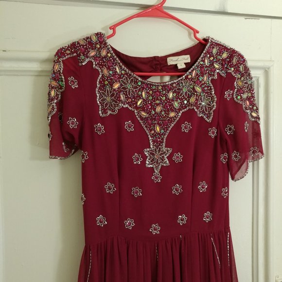 Red Frock and Frill Dress | Size UK 6 - Picture 2 of 5